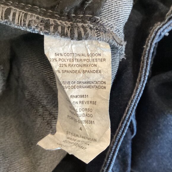 Wit & Wisdom Womens Dark Wash Skinny Jeans Size 4 Ankle Cropped Stretch - Picture 10 of 10